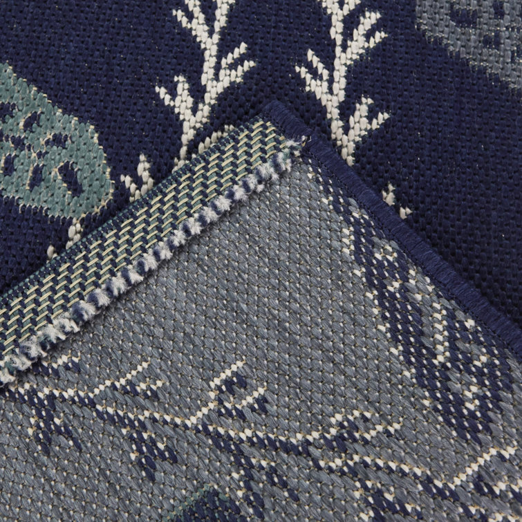 Balta Dark Blue Indoor/Outdoor Rug Wayfair